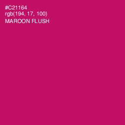#C21164 - Maroon Flush Color Image